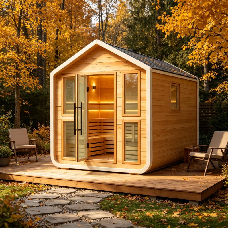 Spa Wellness Gym - Cabine de sauna de luxe sur