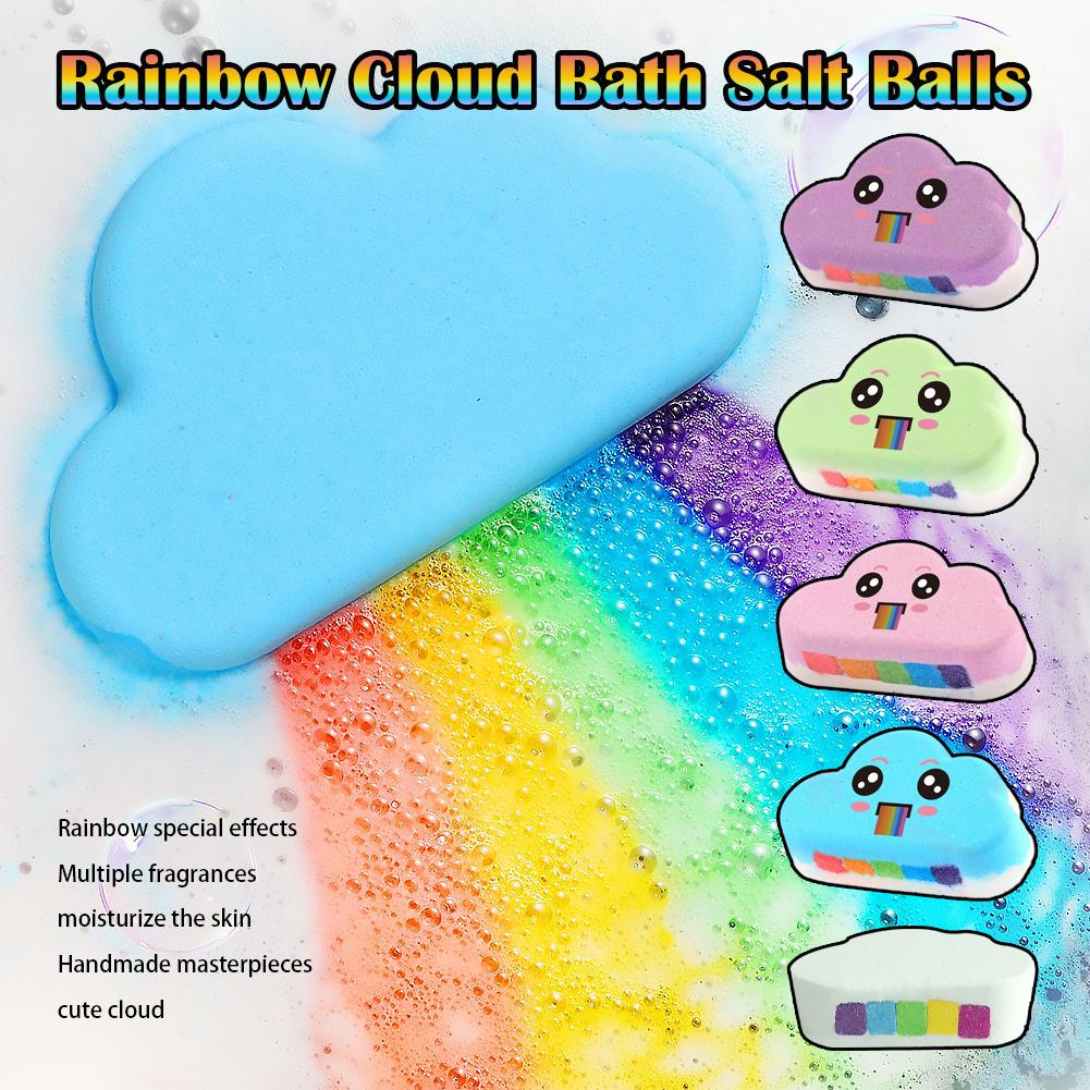 Bath Salts - Boule de bain nuage arc-en-ciel pour