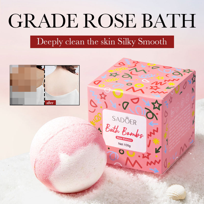 Bath Salts - Boule de sel SADOER Rose boule