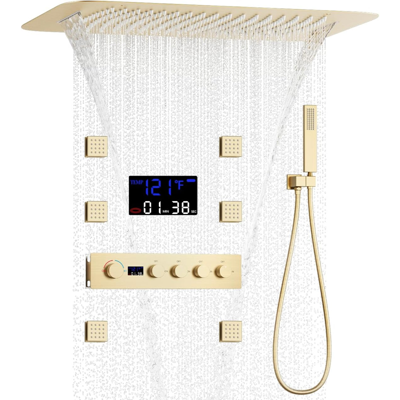 Body Brush - Système de douche thermostatique à affichage
