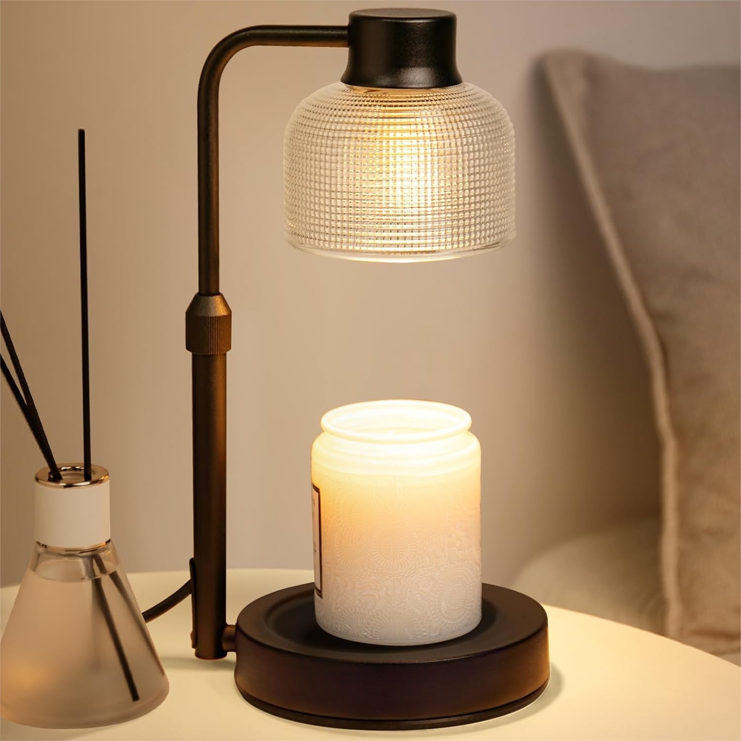 Lampe chauffe-bougie avec minu - Wax Warmer avis et prix