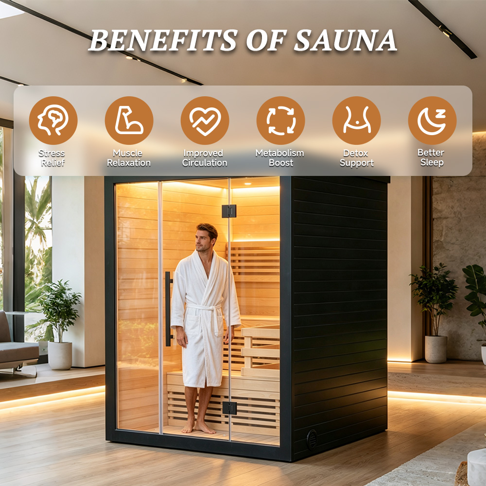 Sauna finlandaise intérieure p - Spa Wellness Gym avis et prix