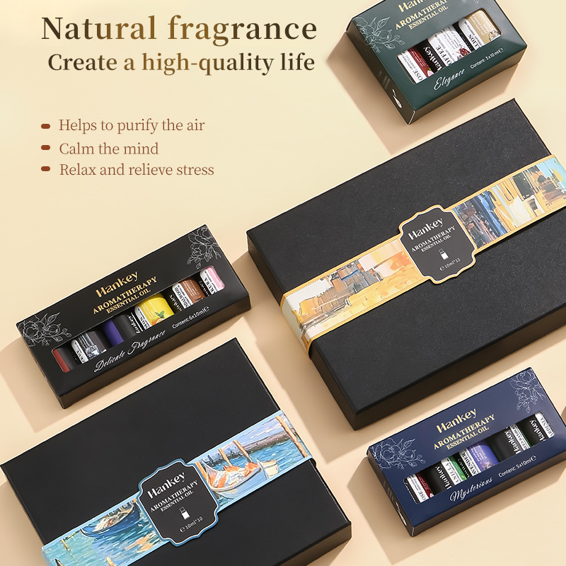 3/5/6 pièces 10ml coffret cade - Aromatherapy Diffuser avis et prix