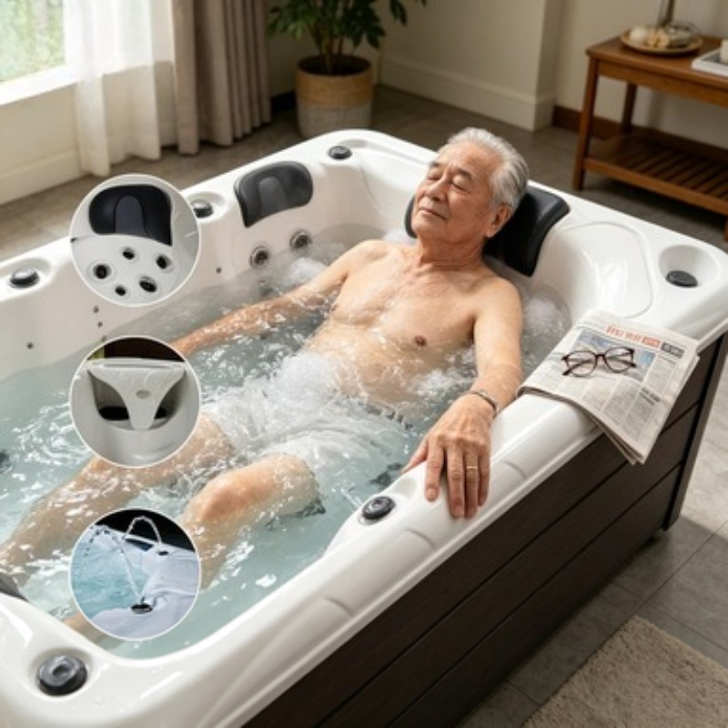 Bain à remous en acrylique, sp - Hot Tub avis et prix
