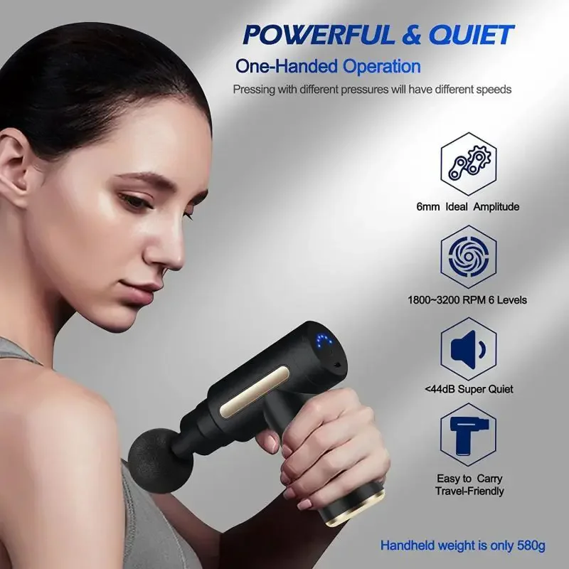 Pistolet à fascia portable 202 - Massage Gun avis et prix
