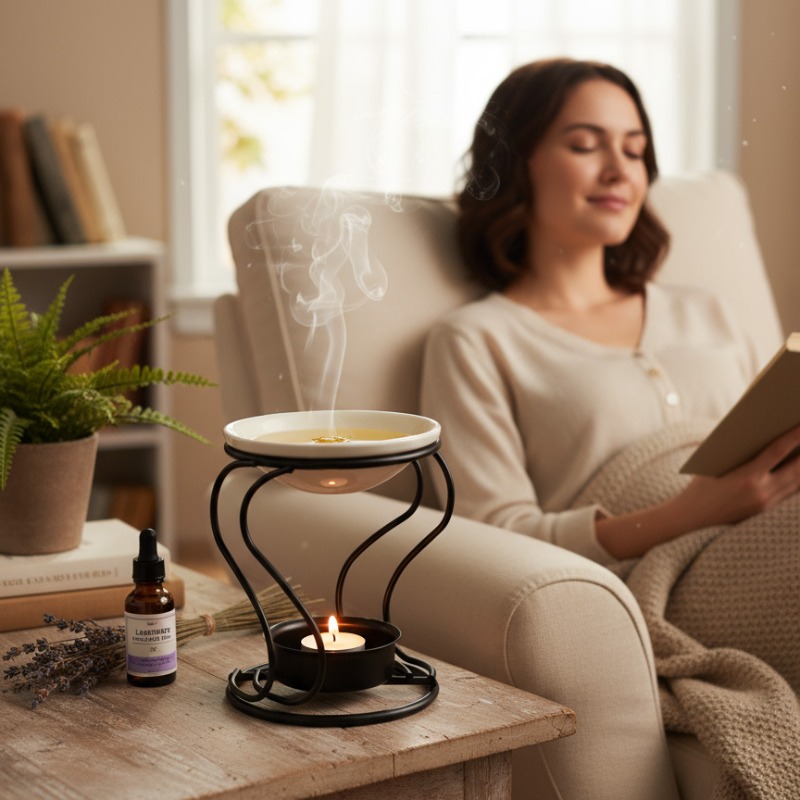 Bougie chauffe-plat en métal e - Wax Warmer avis et prix