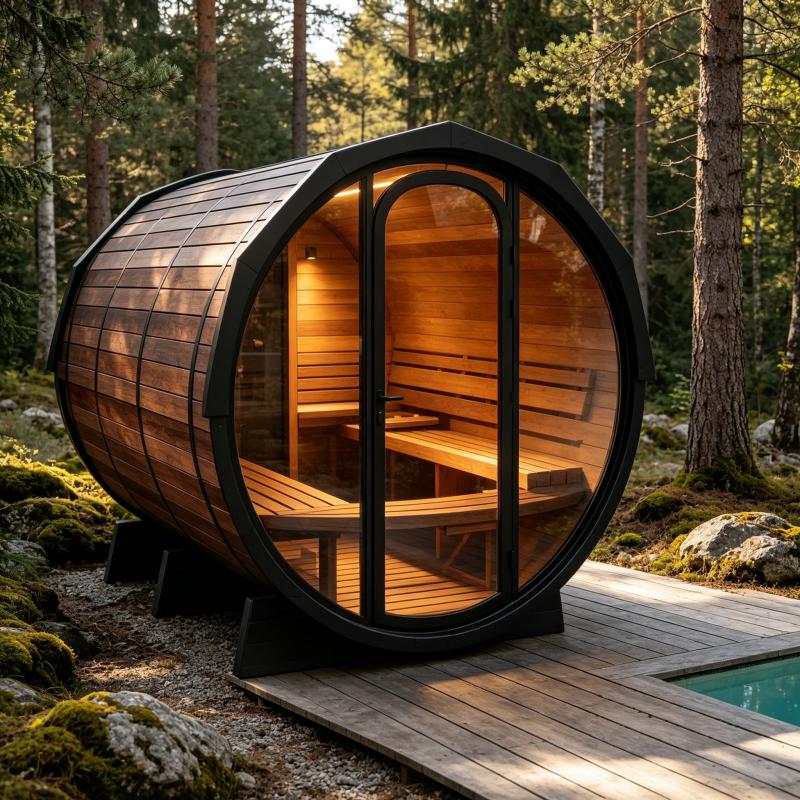 Cabine de sauna haut de gamme  - Spa Wellness Gym avis et prix